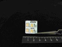 Metallic Details P72015 Italian seatbelts WWII (3d-printed) 1/72