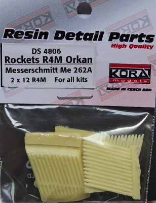 Kora Model DS4806 Rockets R4M Orkan Me 262A (2x 12 pcs.) 1/48