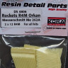 Kora Model DS4806 Rockets R4M Orkan Me 262A (2x 12 pcs.) 1/48