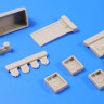 CMK 5069 Heinkel He 111P Fuel filters necks and life raft 1/32