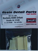Kora Model DS72198 Rockets R4M Orkan Ar 234B (2x 24 pcs.) 1/72
