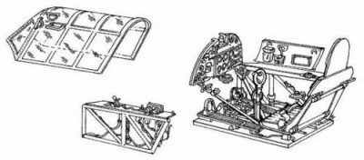 CMK 4011 Hurricane Mk. II - interior set for HAS 1/48