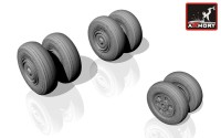Armory ARAW72023 Sukhoi Su-24 Fencer wheels (early) 1/72