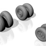 Armory ARAW72023 Sukhoi Su-24 Fencer wheels (early) 1/72