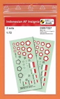 4+ Publications DMK7227 Decals Indonesian AF Insignia (2 sets) 1/72
