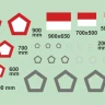 4+ Publications DMK7227 Decals Indonesian AF Insignia (2 sets) 1/72