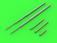 Master AM-32-070 MiG-17PF (Fresco D) - 23mm gun barrels set & Pitot Tubes