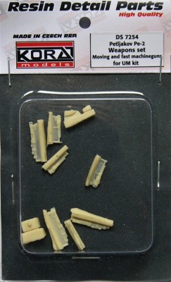 Kora Model DS7254 Petljakov Pe-2 Weapons Set (UMM) 1/72