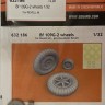 Eduard 632186 BRASSIN Bf 109G-2 wheels (REV) 1/32