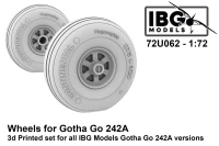 IBG Models U7262 Wheels for Go 242/244 (3D-Printed) 1/72