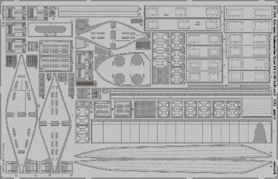 Eduard 53159 German Submarine Type IX C/40 hull pt. 2 1/72