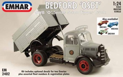 Emhar EM2402 Bedford 'O' Series Short Wheel Base Tipper 1/24