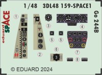 Eduard 3DL48159 Go 244B SPACE (ICM) 1/48