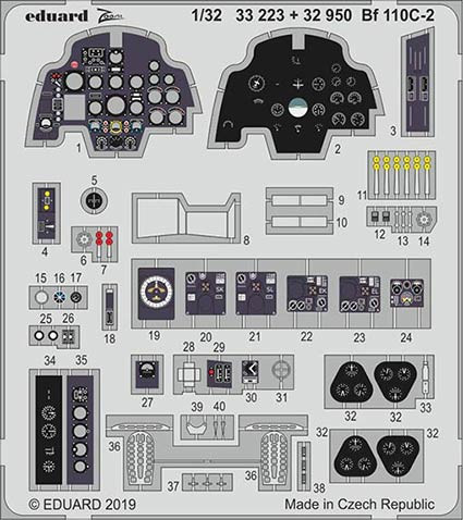 Eduard 33223 1/32 Bf 110C-2 (REV)