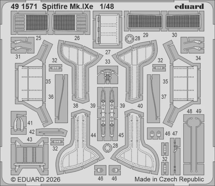 Eduard 491571 SET Spitfire Mk.IXe (AIRF) 1/48