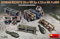 Miniart 35316 Немецкие снаряды 28см WK Spr и 32см WK FLAMM 1/35