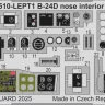 Eduard 491510 SET B-24D nose interior (HOBBYB) 1/48