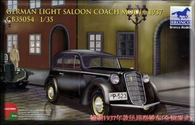 Bronco CB35054 German light saloon coach model 1937 1/35