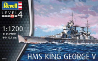 Revell 05161 Корабль Линкор H.M.S King George V (REVELL) 1/1200