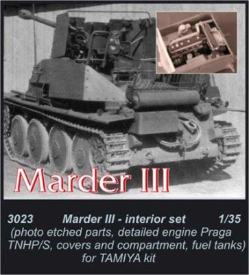 CMK 3023 Marder III - engine set for TAM (Praga AC) 1/35