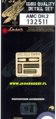 HGW 132511 AMC DH.2 - Seatbelts 1/32