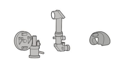 CMK B35068 German WW II tank gun sight SF. IZF 1 2 pcs 1/35
