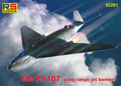 Rs Model 92261 Messerschmitt P1107 (4x Luftwaffe) 1/72