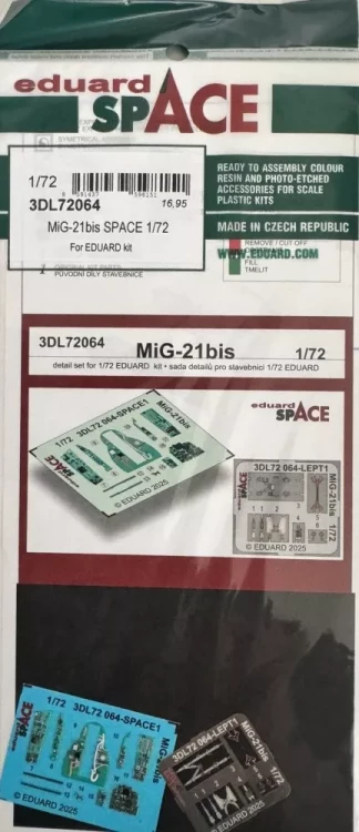 Eduard 3DL72064 MiG-21bis SPACE (EDU) 1/72