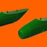 Lf Model 3D7233 Recce pod 4x70mm cameras (3D-Printed) 1/72