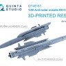 Quinta studio QT48161 Противорадиолокационные ракеты Х-31ПД с пусковыми устройствами, 2 шт. (для всех моделей) 1/48