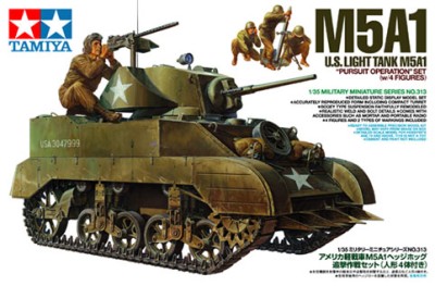 Tamiya 35313 М5А1 легкий танк США 1/35