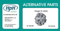 HpH AP3210 Wright R-2600 engine (resin set) 1/32