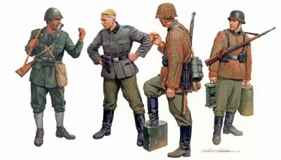 Dragon 6563 German &amp; Italian infantry &quot;Fragile Alliance&quot; (Balkans, 1943)