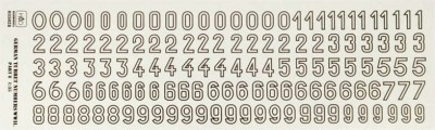 HAD J35028 Decal German Turret numbers WWII (part 8) 1/35