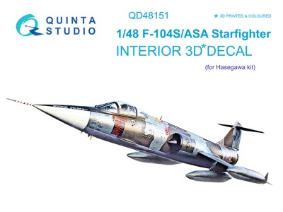 Quinta studio QD48151 F-104S-ASA (Hasegawa) 1/48