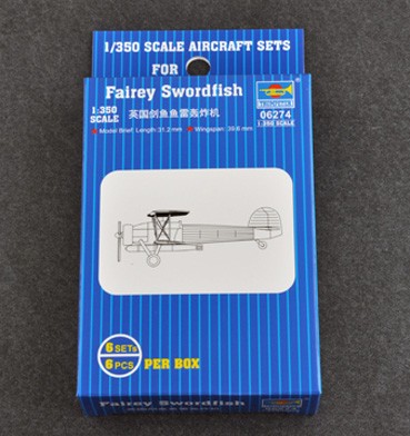 Trumpeter 06274 Fairey Swordfish (палубная авиация) 1/350