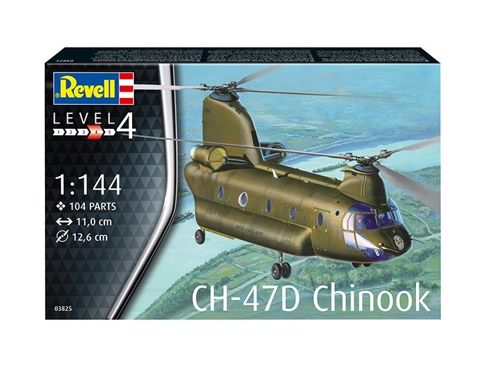 Revell 03825 Boeing CH-47D Chinook 1/144