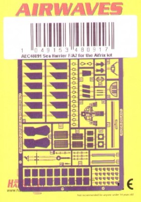 Airwaves (etched) AEC48091 BAe Sea Harrier FA.2 1/48