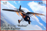 IBG Models 72523 PZL P.11g 'Kobuz' Polish Fighter (3x camo) 1/72