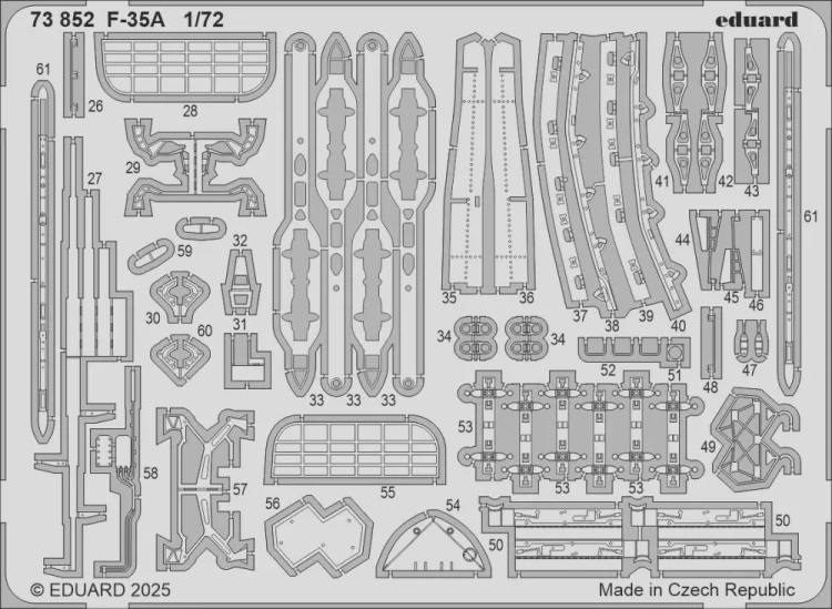 Eduard 73852 SET F-35A (REV) 1/72