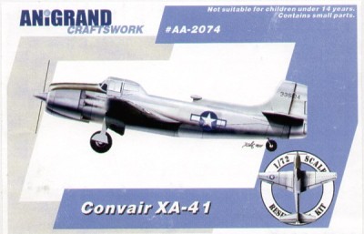 Anigrand ANIG2074 Convair XA-41. In 1942 1/72
