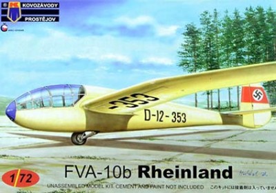 Kovozavody Prostejov 72153 FVA-10b Rheinland (3x Germany markings) 1/72