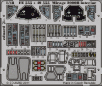 Eduard FE555 Mirage 2000B interior S.A.