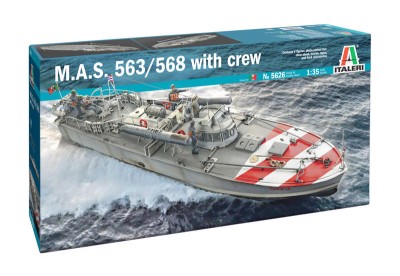 Italeri 05626 Флот M.A.S. 563/568 with crew 1/35