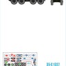 Star Decals 35-C1327 MAZ-537. Soviet Heavy 8x8 transporter MAZ-537 and MAZ-537 G.Military and civilian users (Russian Ministry of Security and Aeroflot) 1/35