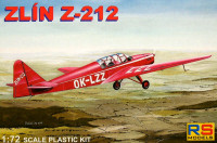 Rs Model 92042 Zlin-212 (5 decal versions) 1/72