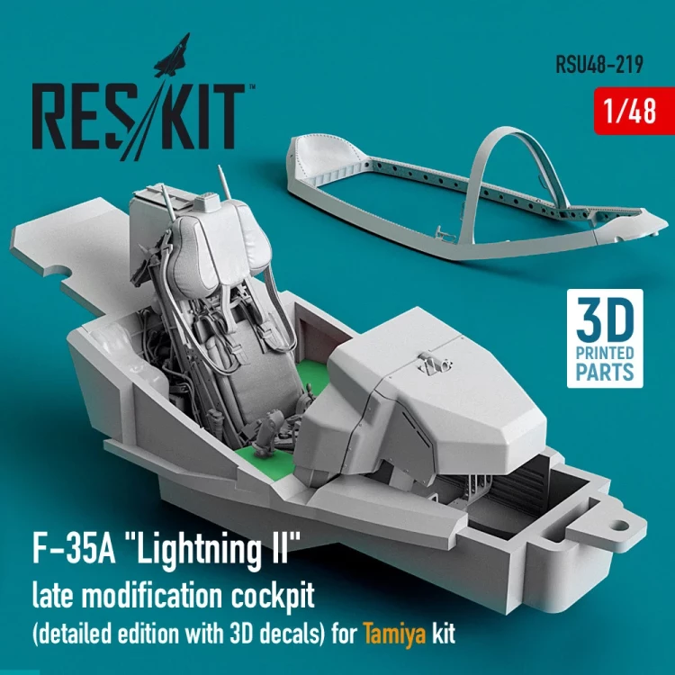 Reskit RSU48-0219 F-35A 'Lightning II' late modificat.cockpit 1/48