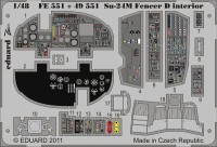 Eduard 49551 Su-24M Fencer D interior S.A. TRUMPETER 1/48 (распродажа)