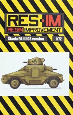 Res-Im RESIM-7205 1/72 Skoda PA-III CS version (resin kit)