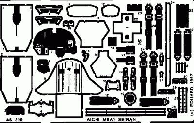 Eduard 48219 M6A1 Seiran TAM